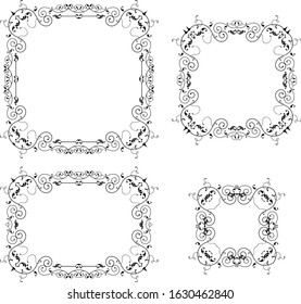 Frame Border Design Vector Illustration