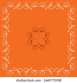 Frame Border Design Vector Illustration