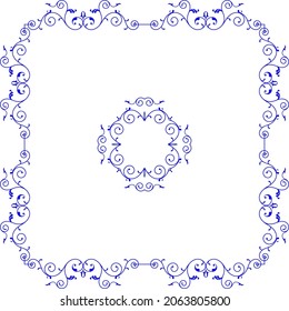 Frame Border Design Vector Illustration