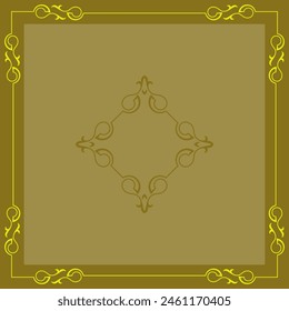 Frame Border Design Vector Illustration