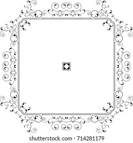 Frame Border Design Vector Illustration