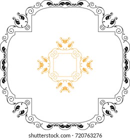 Frame Border Design Vector Illustration