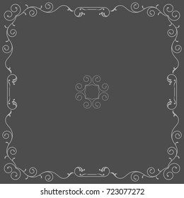 Frame Border Design Vector Illustration