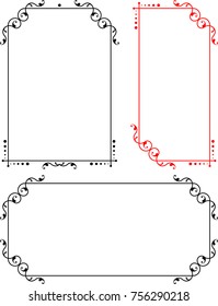 Frame Border Design Vector Illustration