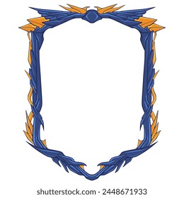Frame Border Illustration Art Vector. Frame decoration. frames Horror