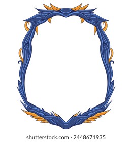 Frame Border Illustration Art Vector. Frame decoration. frames Horror
