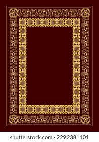 frame  border, Islamic art and book cover design - holy quran cover