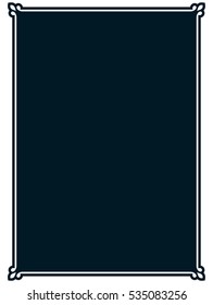 Frame border label page vector vintage simple