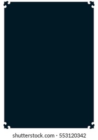 Frame border label page vector vintage simple