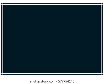 Frame border label page vector vintage simple