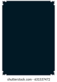 Frame border label page vector vintage simple