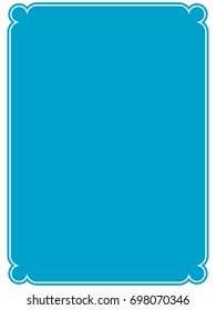 Frame border label page vector vintage simple