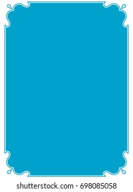 Frame border label page vector vintage simple