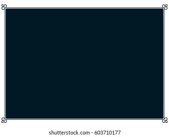 Frame border label vector vintage banner