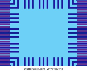 Frame border line page vector simple banner