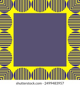 Frame border line page vector simple banner