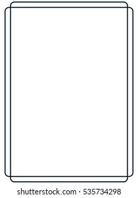 Frame Border Line Page Vector Simple