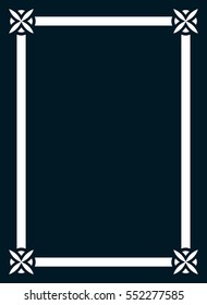 Frame border line page vector book cover