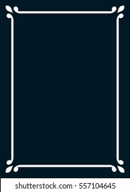 Frame border line page vector book cover