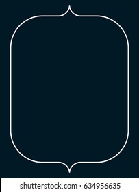 Frame border line page vector book cover