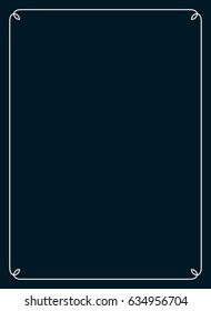 Frame border line page vector book cover