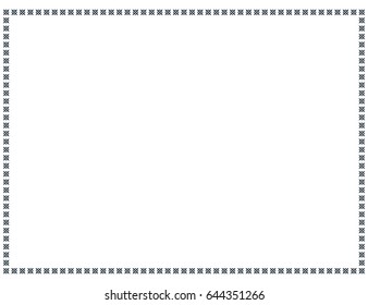 Frame border line page vector vintage simple