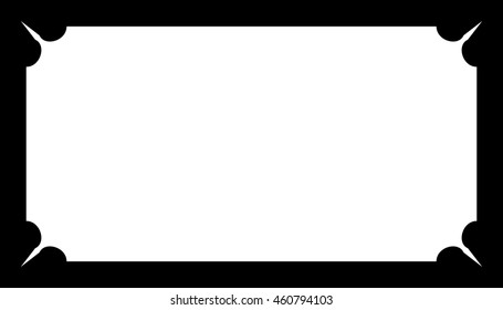 Frame border nameplate beautiful vector vintage isolated