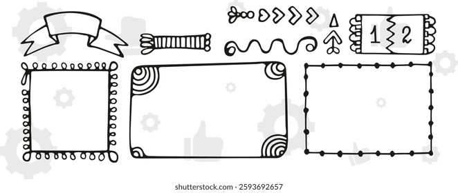 Frame border ornament. Decor line design pattern, flower luxury decoration. Book element, antique ornate classic floral. Elegant baroque label old filigree calligraphy shapes. Vector retro garish card