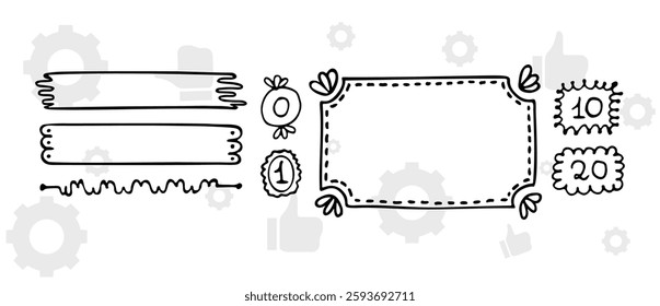 Frame border ornament. Decor line design pattern, flower luxury decoration. Book element, antique ornate classic floral. Elegant baroque label old filigree calligraphy shapes. Vector retro garish card
