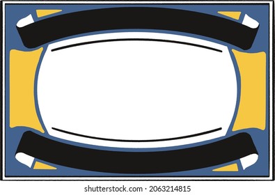 Frame border Retro Vintage design Badge and Label Vector Graphic element template