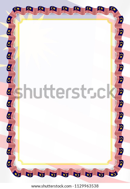 Frame Border Ribbon Malaysia Flag Template Stock Vector Royalty Free 1129963538 Shutterstock 7587