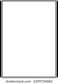 Frame border shape icon for decorative vintage doodle element for design in vector illustration
