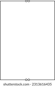 Icono de forma de borde de marco para el elemento doodle vintage decorativo para la ilustración de diseño