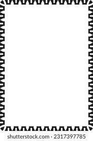 Frame border shape icon for decorative vintage doodle element for design in vector illustration