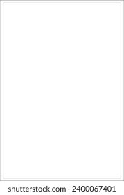 Icono de forma de borde de marco para el elemento doodle vintage decorativo para diseño en ilustración vectorial