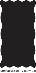 Icono de forma de borde de marco, elemento de doodle vintage decorativo para un diseño de Anuncio simple en Ilustración vectorial.