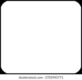 Icono de forma de borde de marco, elemento de doodle vintage decorativo para un diseño de Anuncio simple en Ilustración vectorial.
