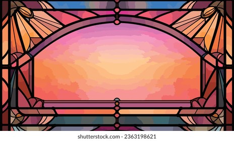 frame border stained glass 02