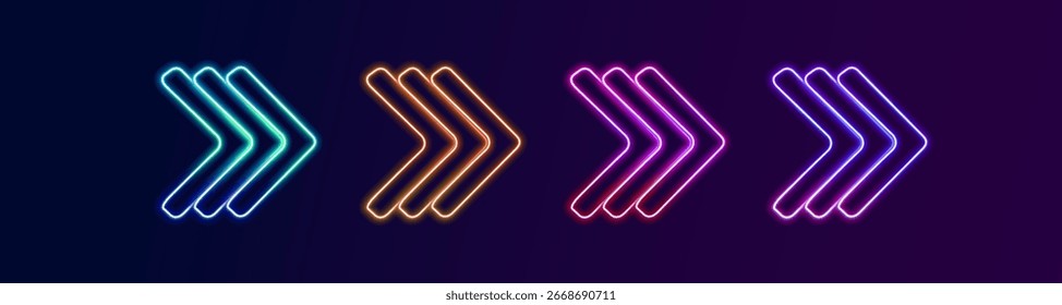 Frame border with violet smoke and haze moves across galaxy background while glowing round shape and digital vector show futuristic style