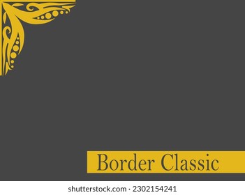 frame border wedding a elegant design decoration background