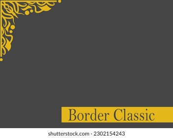 frame border wedding a elegant design decoration background