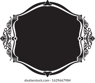 Frame Borders Black White Thai Ornamental Stock Vector (Royalty Free ...