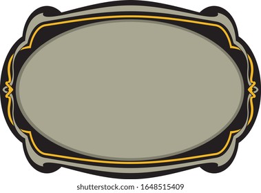 Frame and borders Colored and black white. Thai and ornamental pattern. Vector illustration. 