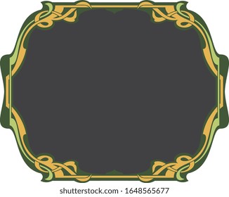Frame and borders Colored and black white. Thai and ornamental pattern. Vector illustration. 