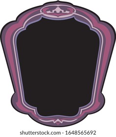 Frame and borders Colored and black white. Thai and ornamental pattern. Vector illustration. 