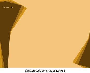 frame BROWN slide vector abstract