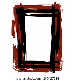 Frame brush style : vector eps.10