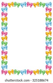 Frame with butterflies