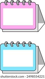  frame or calendar vector image or clipart for project work or business