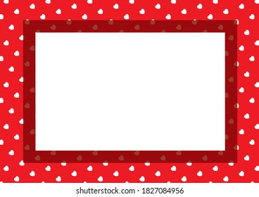 frame capable of entering text in abstract pattern background